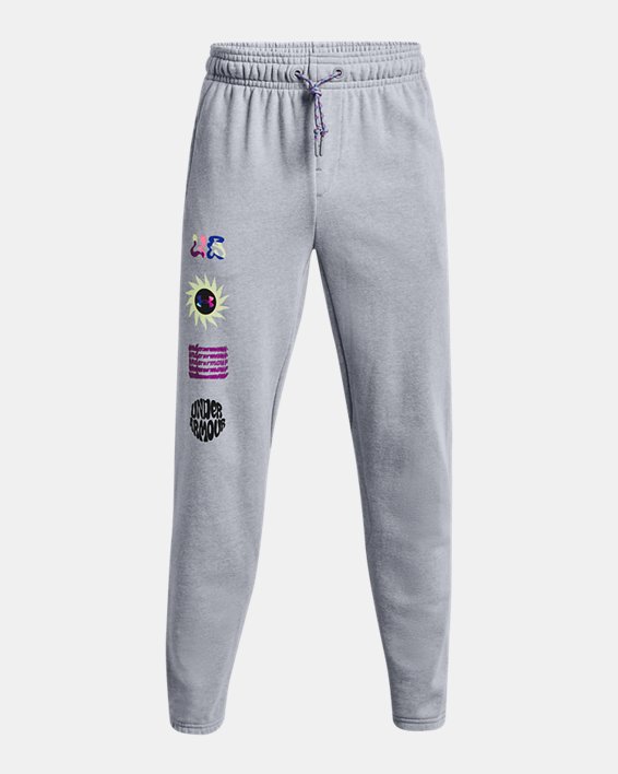 Men's UA Elevated Terry Joggers in Gray image number 9